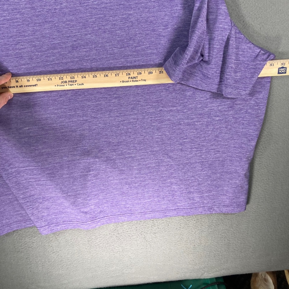 IZOD Golf Polo Shirt Mens 4XL Purple Stretch Short Sleeve - Picture 5 of 10